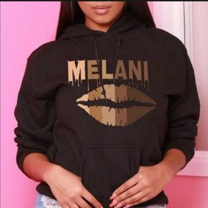 Melanin lip sweatshirt